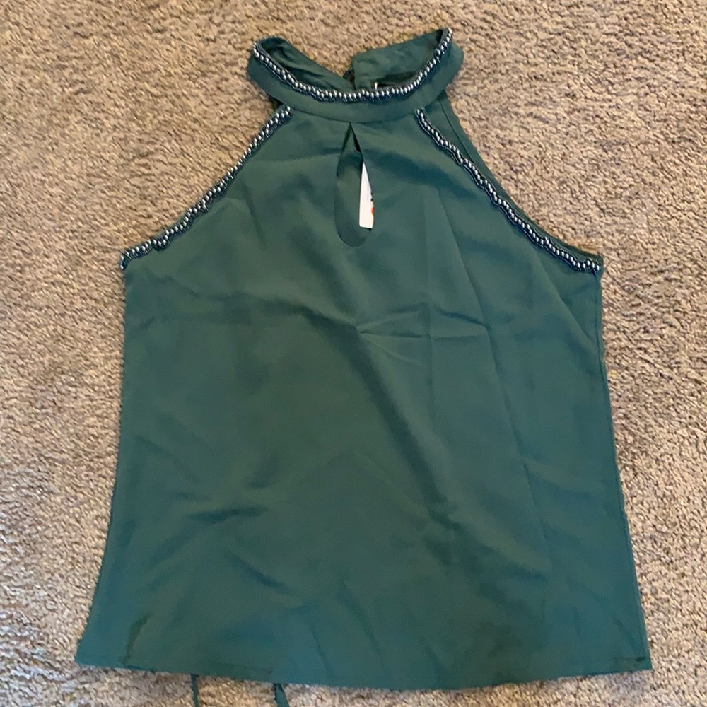 Green lightweight blouse